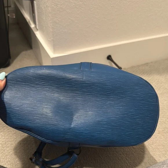 Louis Vuitton blue Epi randonnee bag - Picture 8 of 9